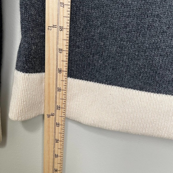 Helly Hanson Color Block Knit Sweater Half Zip Hoodie Embroidered Logo Black XS - Picture 8 of 10